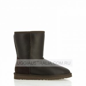 Classic Short Metallic Chocolate