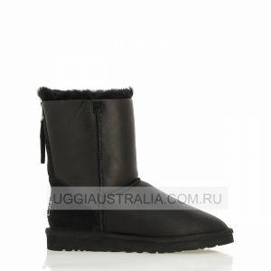 Zip Metallic Black