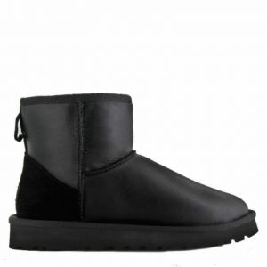 Men Mini Metallic Black