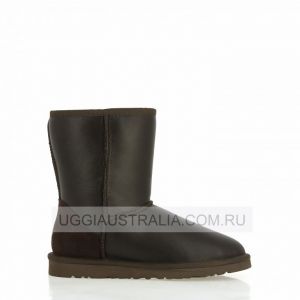 Men Classic Short Metallic Chocolate
