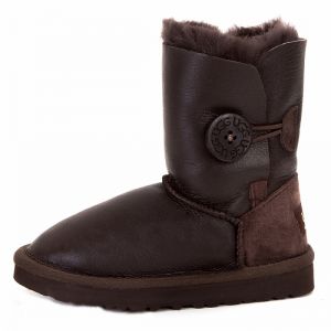 Угги Kids Bailey Button Metallic Chocolate
