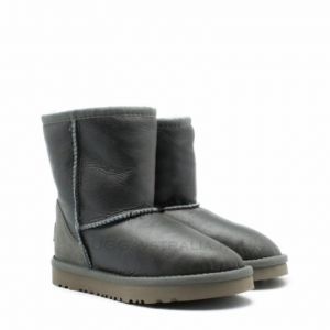 Детские угги  Classic Short Metallic Grey