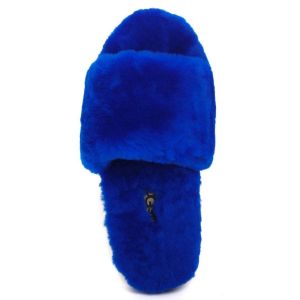 Угги Fluff Slide Slippers BLUE