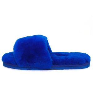 Угги Fluff Slide Slippers BLUE