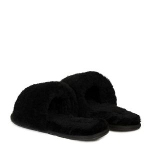 Угги Fluff Slide Slippers BLACK