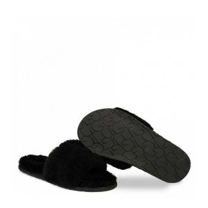 Угги Fluff Slide Slippers BLACK