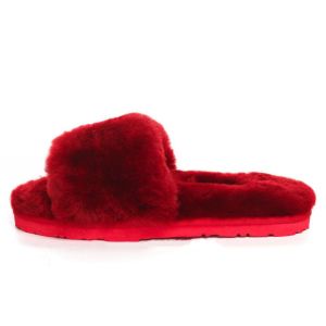 Угги Fluff Slide Slippers BORDO