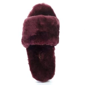 Угги Fluff Slide Slippers DARK PURPLE