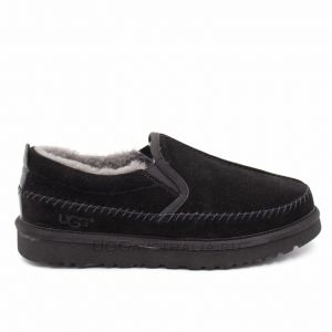 Man Neumel Stiches Slip-on Black