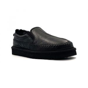 Слипперы Stitch Slip Leather Black