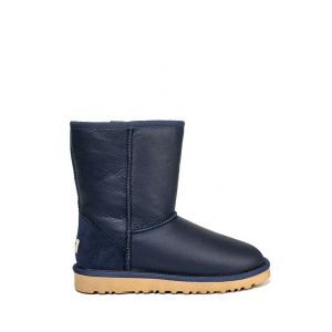 Men Classic Short Metallic Navy