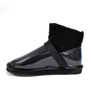 Clear Quilty Boot Black