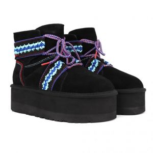 Ugg Mini Braid Platform Black
