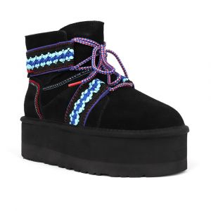 Ugg Mini Braid Platform Black